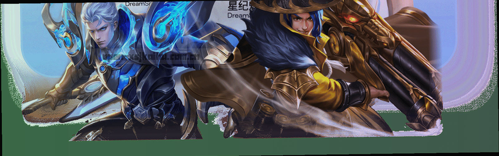 天山轮廓与沙漠曲线的极简线条插画